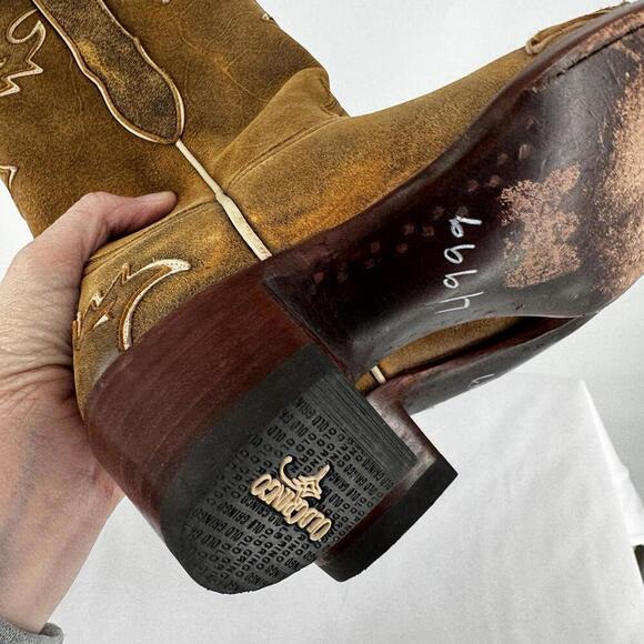 Old Gringo boots womens 6 brown leather embroidered western cowgirl festival - Picture 7 of 9